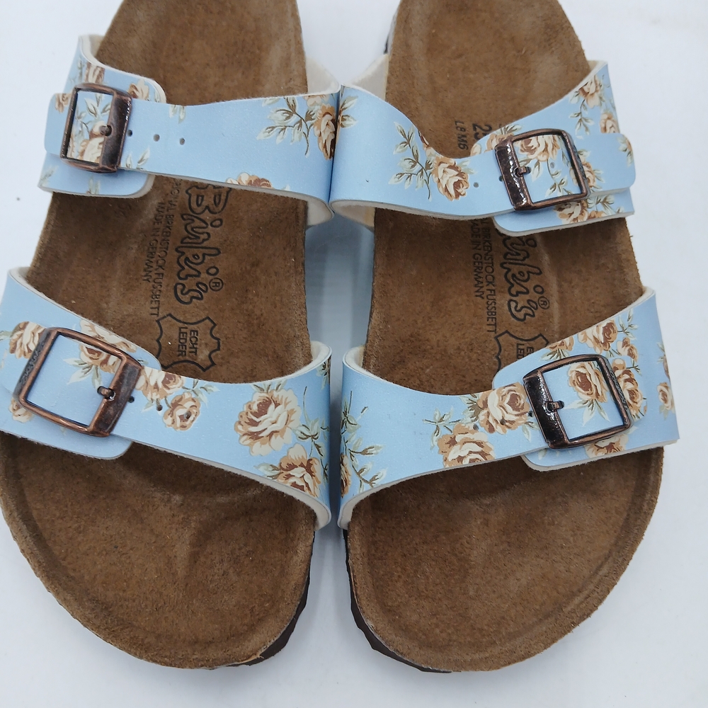 Birkenstock Blue Floral Sandals